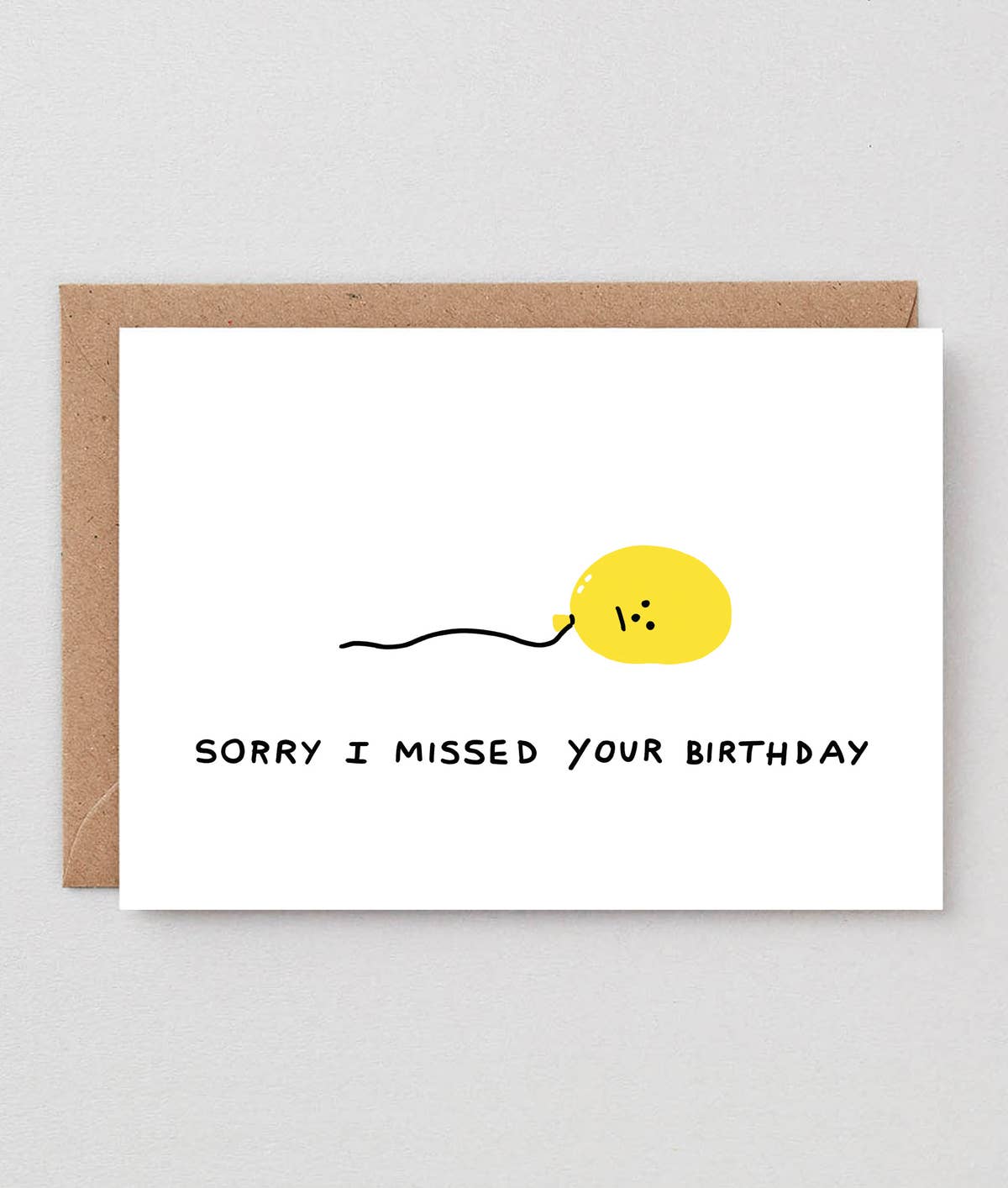 ‘Sorry I Missed’ Greetings Card