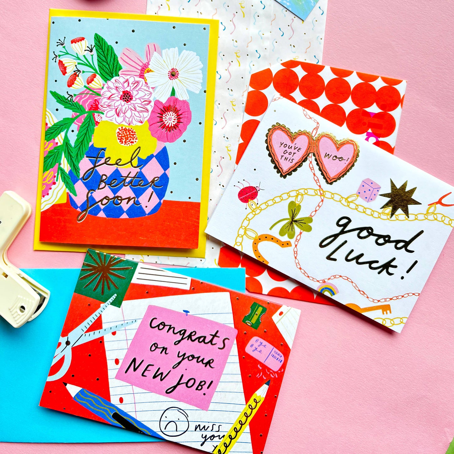 Congrats On Your New Job Stationery Greeting Card Coworker