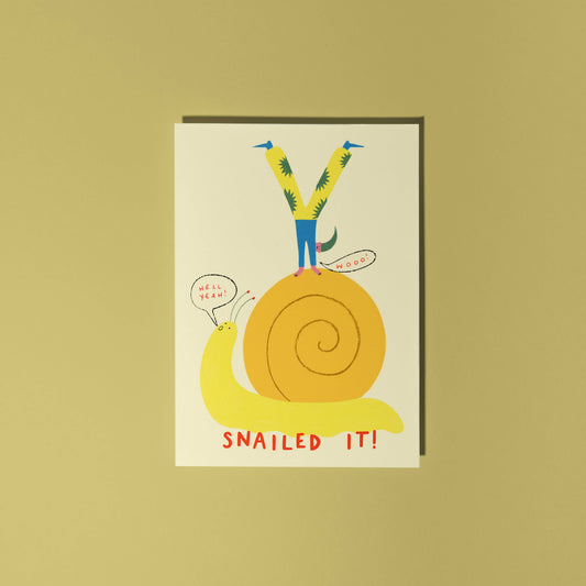 Snailed It Achievement Card | Graduation | Exams | Driving