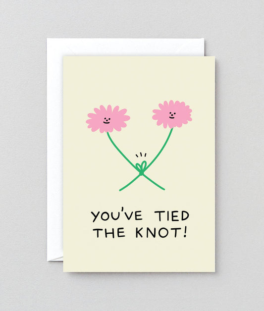 Tied the Knot Greetings Card