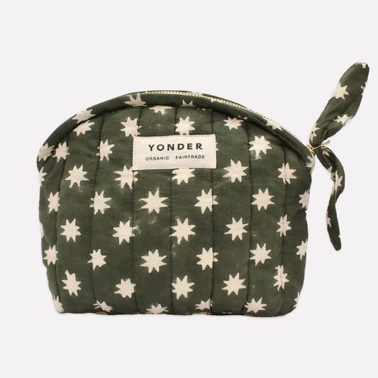 Fern / Quilted Zip Pouch | Cosmic