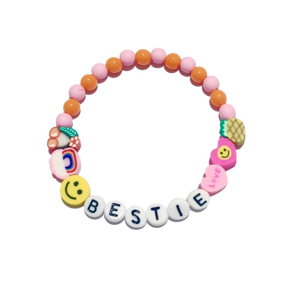 BESTIE LUCHA, BESTIE BRACELET, PALE PINK ENVELOPE Card