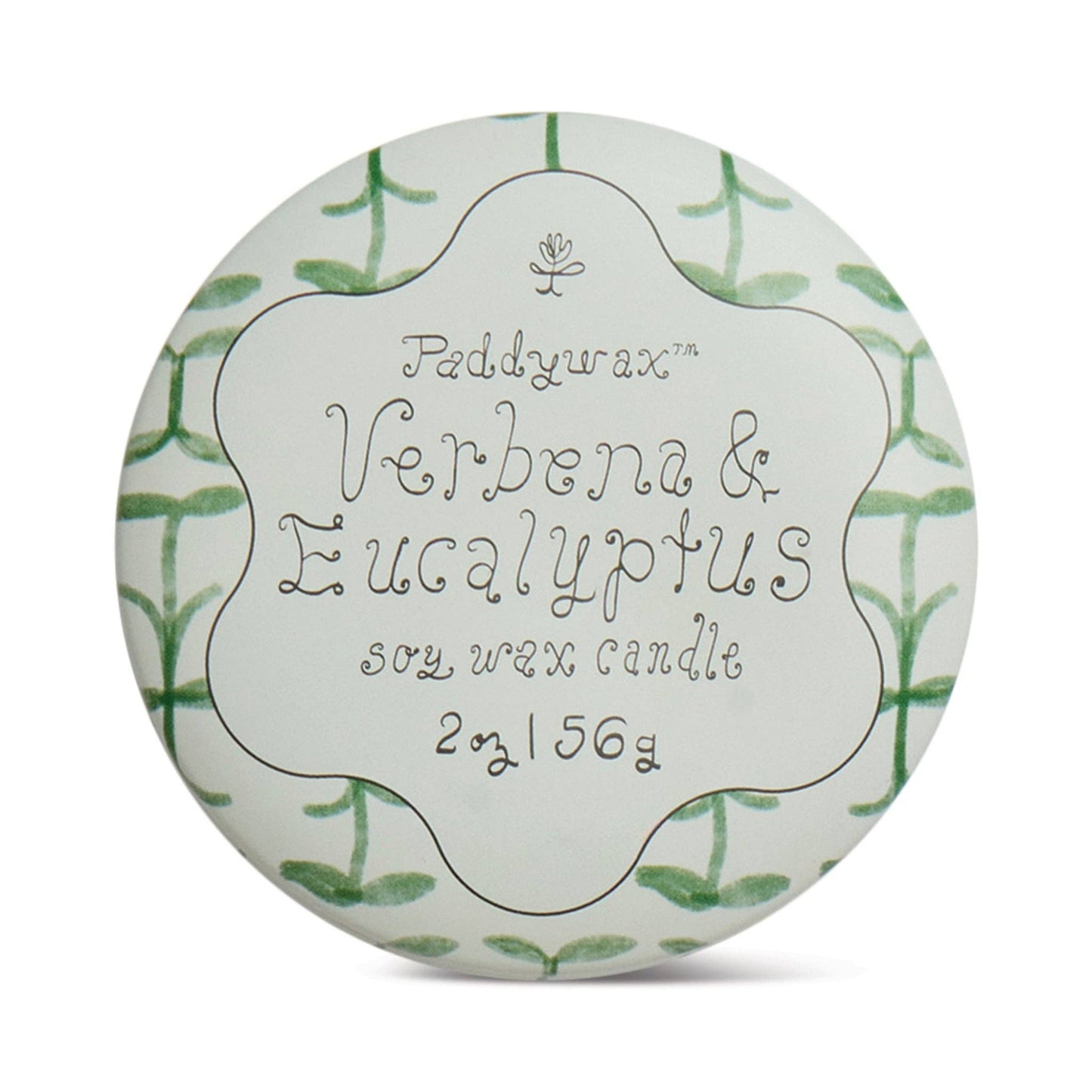 Tulip Tin Candle - Verbena & Lemongrass