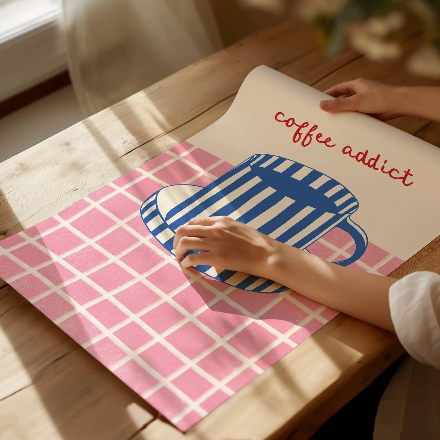 Coffee Addict Kitchen Print