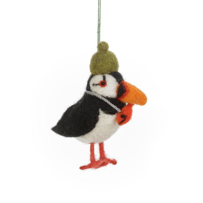 Felt Paddy Puffin Decoration