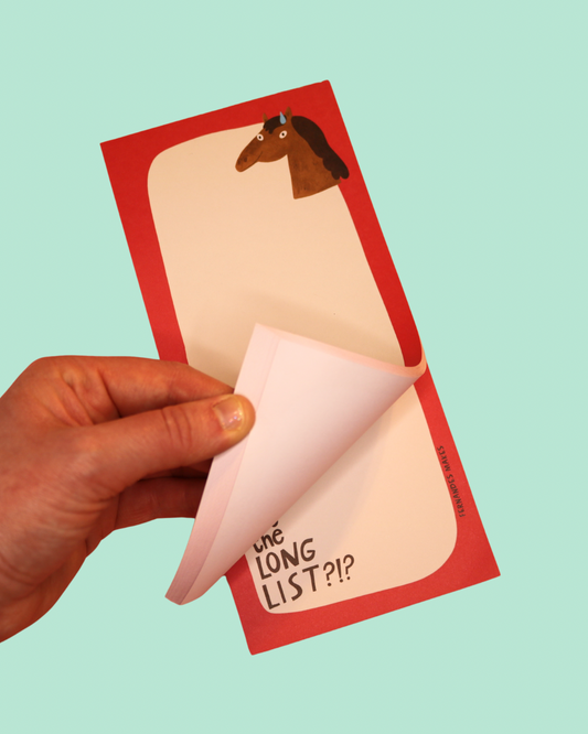 Why The Long List Horse DL Notepad