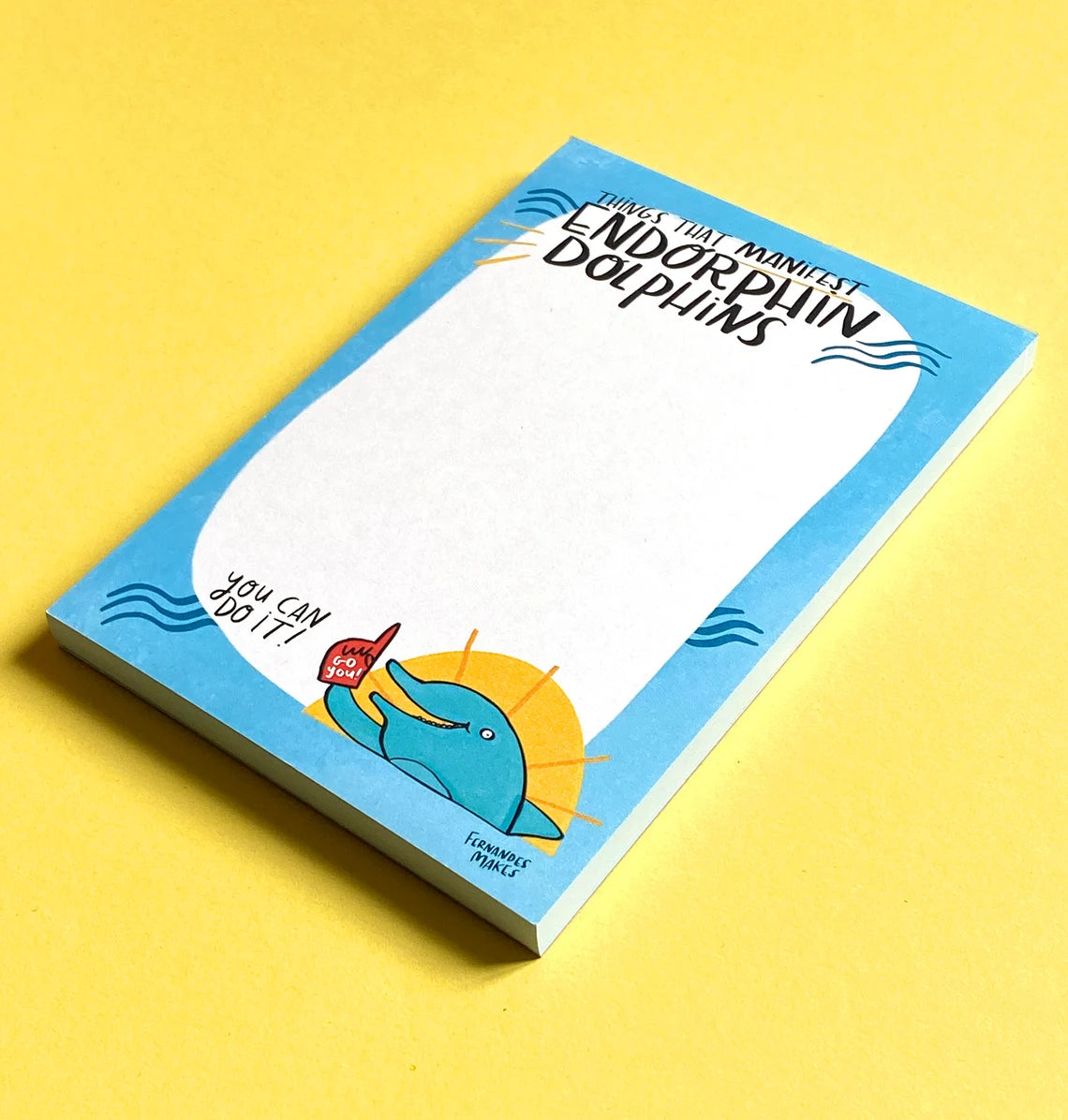 Endorphin Dolphin Notepad