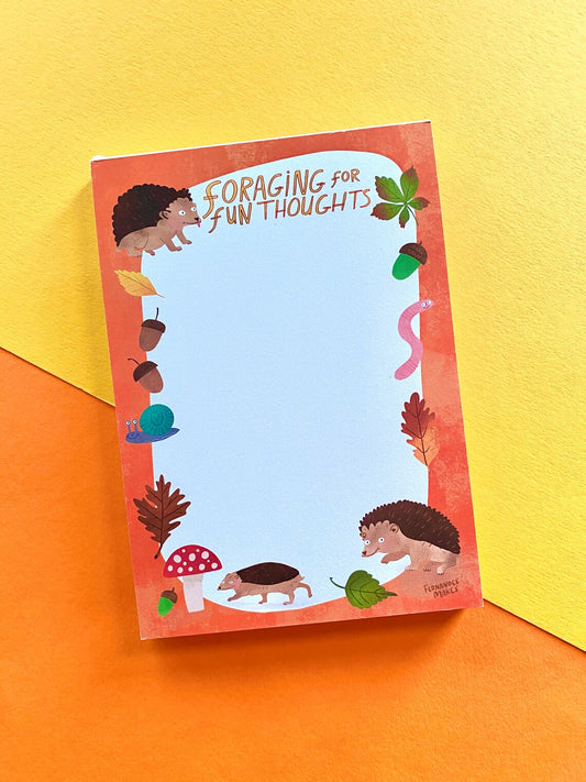Foraging For Fun Thoughts Notepad