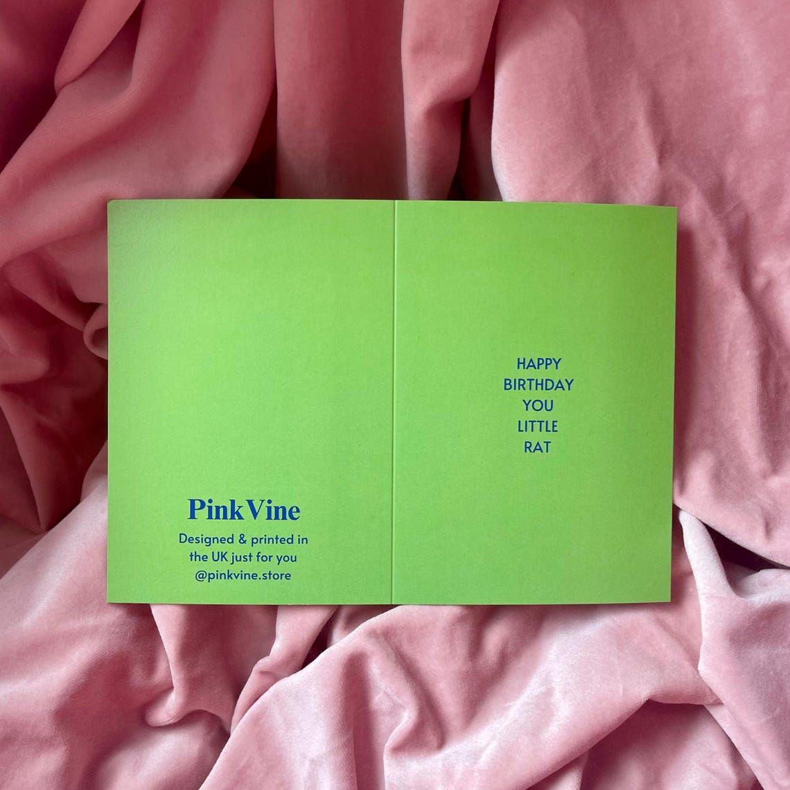 Birthday Rat Card