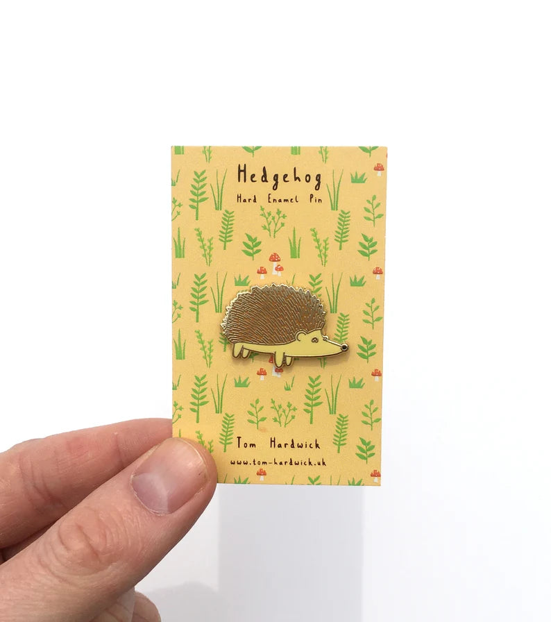 Hedgehog Enamel Pin