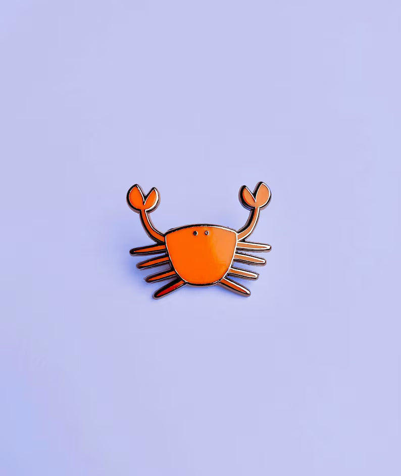 Crab Enamel Pin