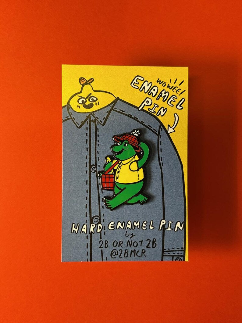 Bramble the Frog Enamel Pin by 2Bmcr