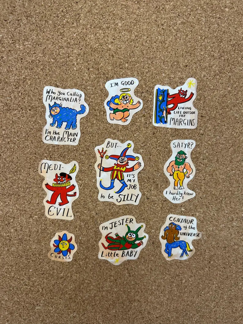 Bestie-ary Sticker Sheet by 2Bmcr