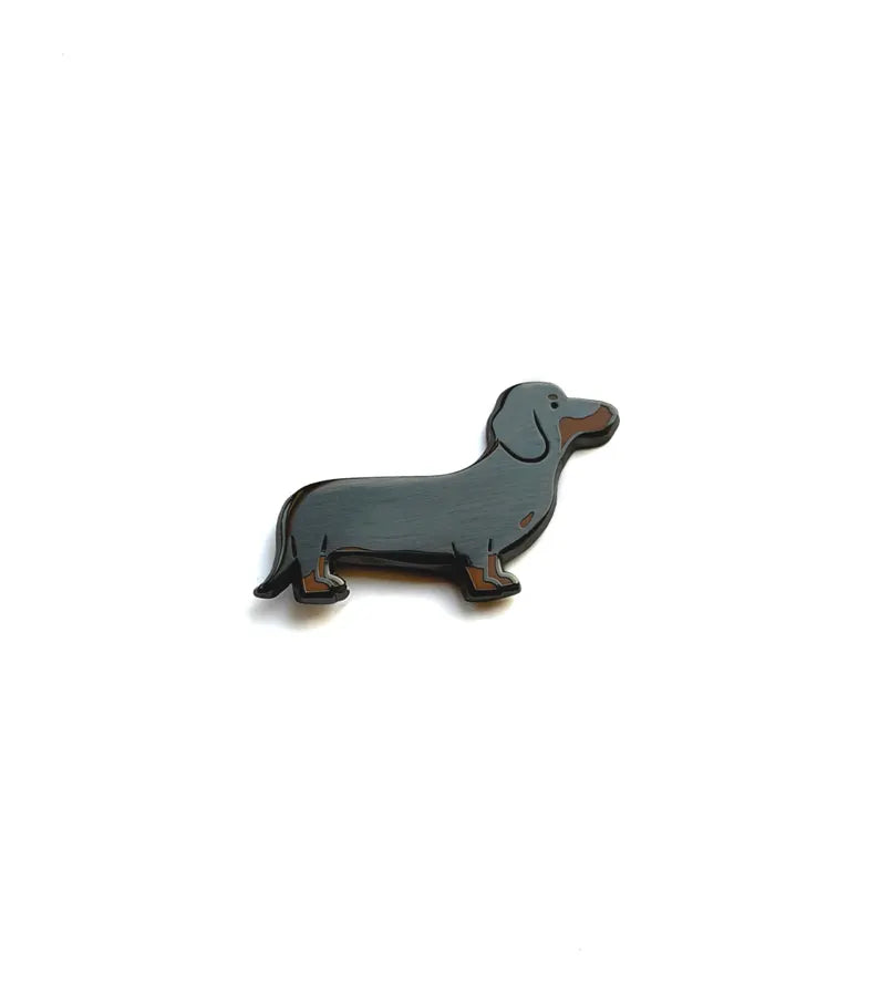 Dachshund Enamel Pin by Tom Hardwick