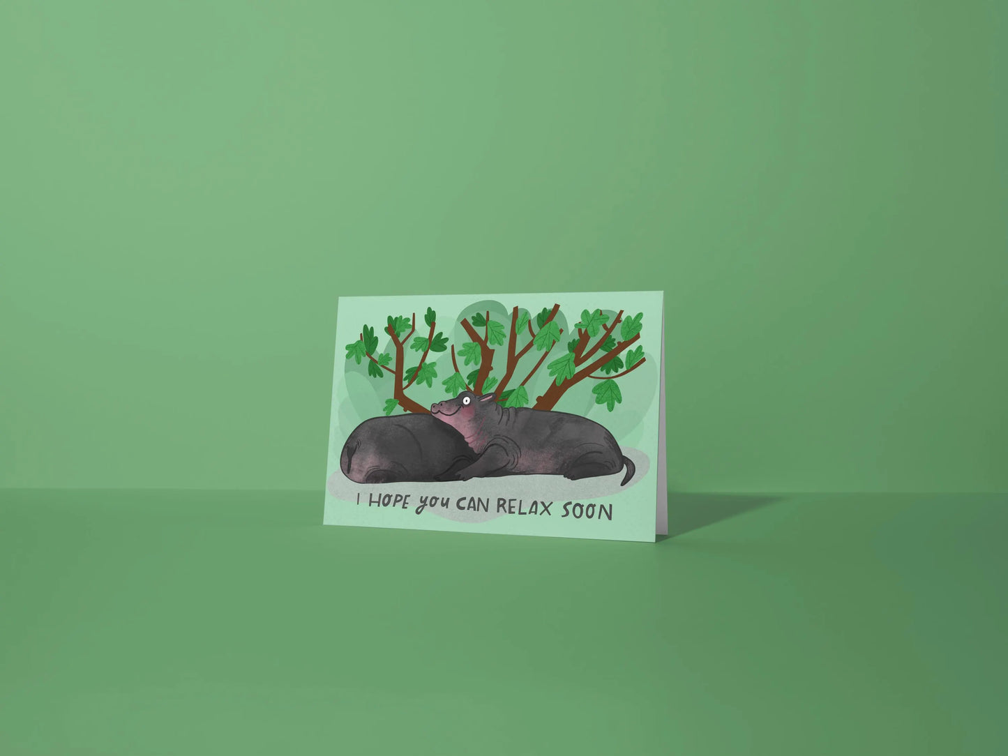 I Hope You Can Relax Soon Greeting Card by Fernandes Makes