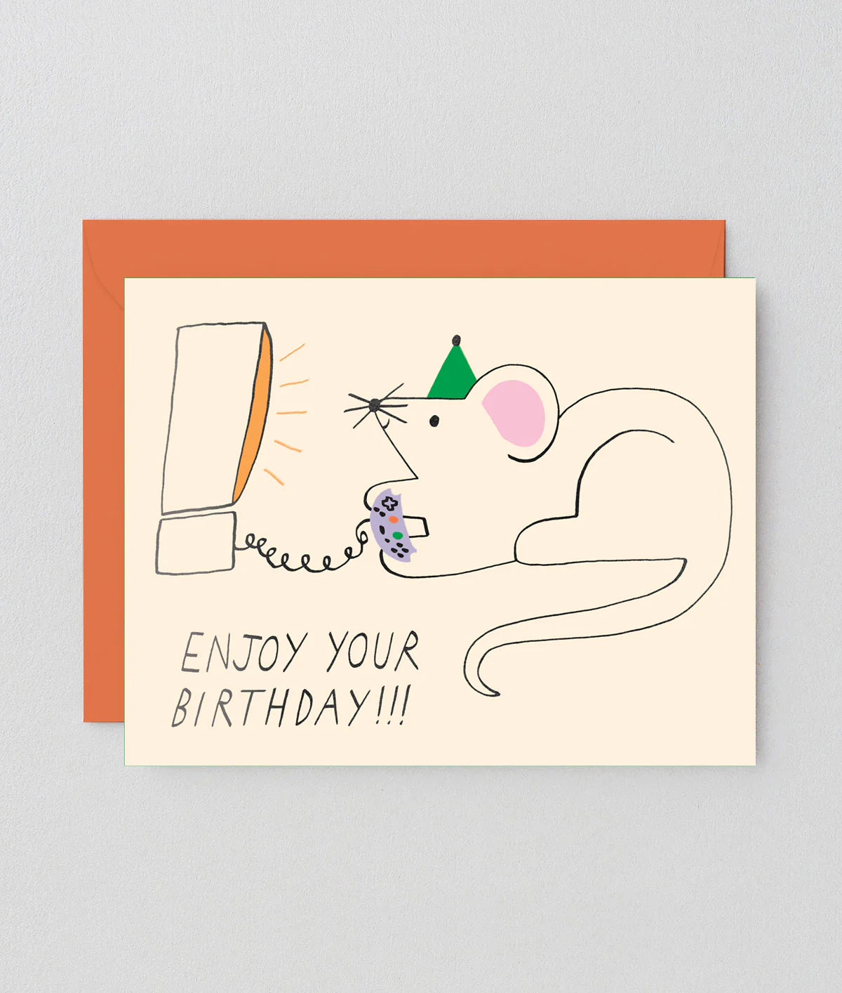 Enjoy Your Birthday Card by Wrap Magazine