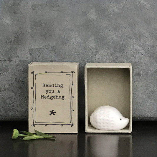 Sending a HedgeHUG Porcelain Hedgehog Matchbox by East Of India