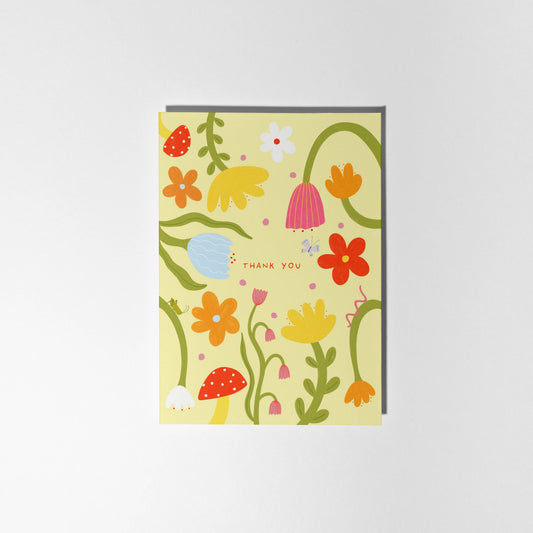 Floral Thank You Card | Thanks | Just To Say Card