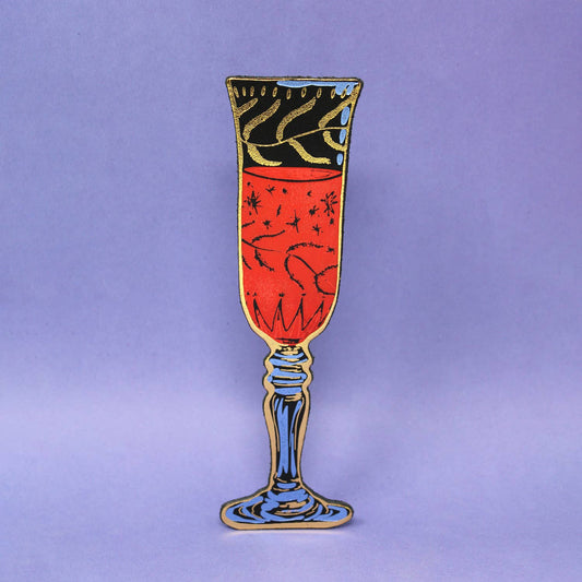 Wine Glass Bookmark