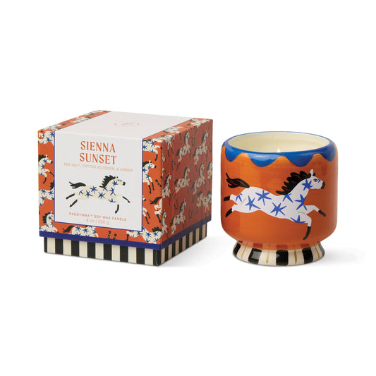 Horse Ceramic Candle - Seinna Sunset