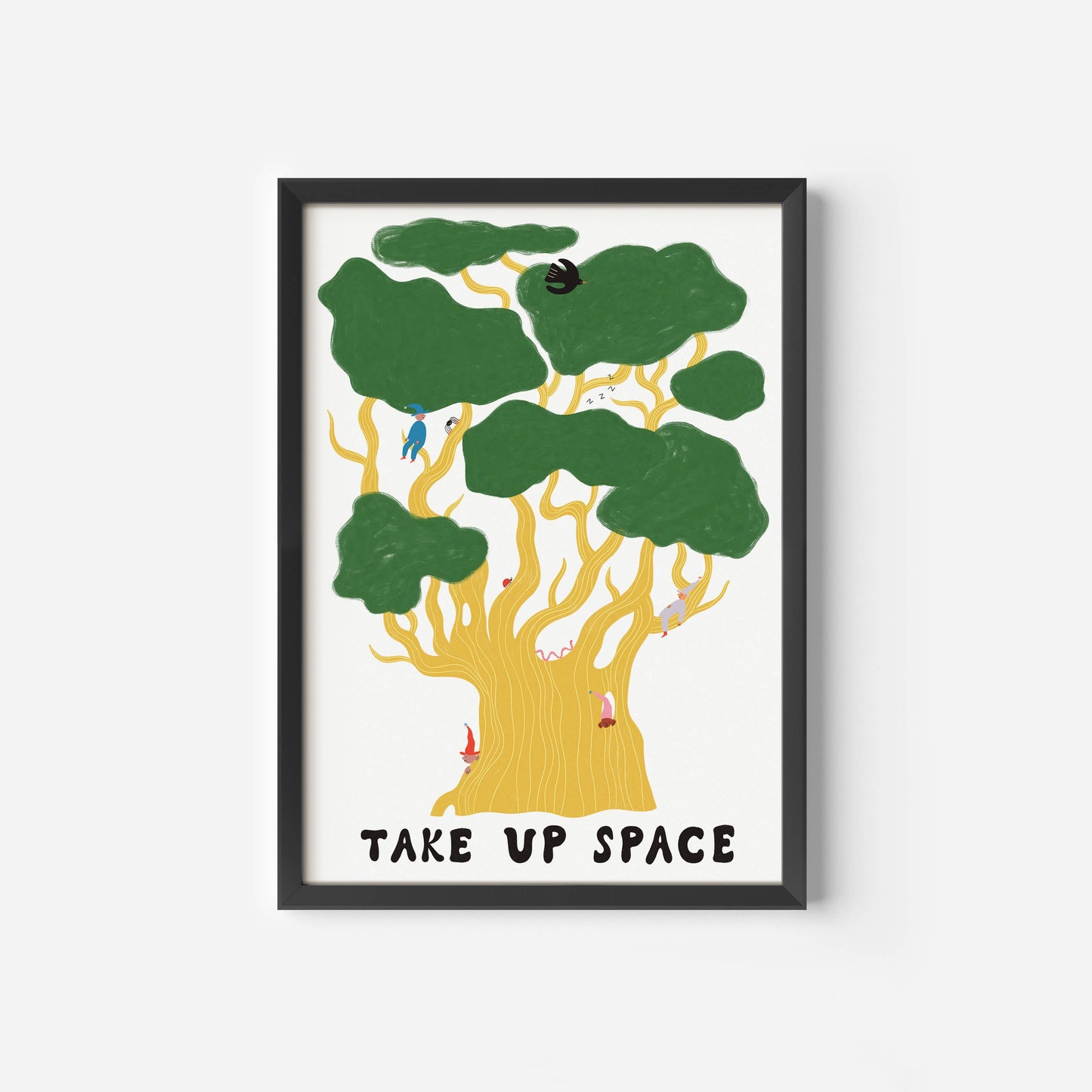 Oak Tree Take Up Space Art Print