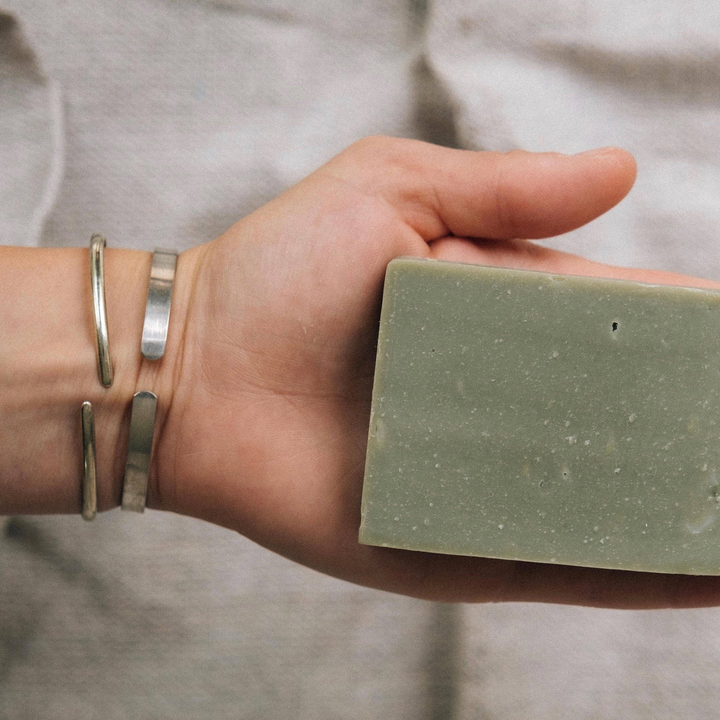 Hemp & Aloe with Spinach Scrub Bar Soap by Wylder