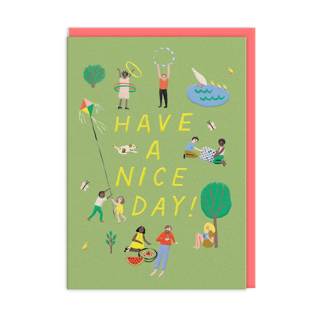 Have A Nice Day Park Birthday Card (9650)