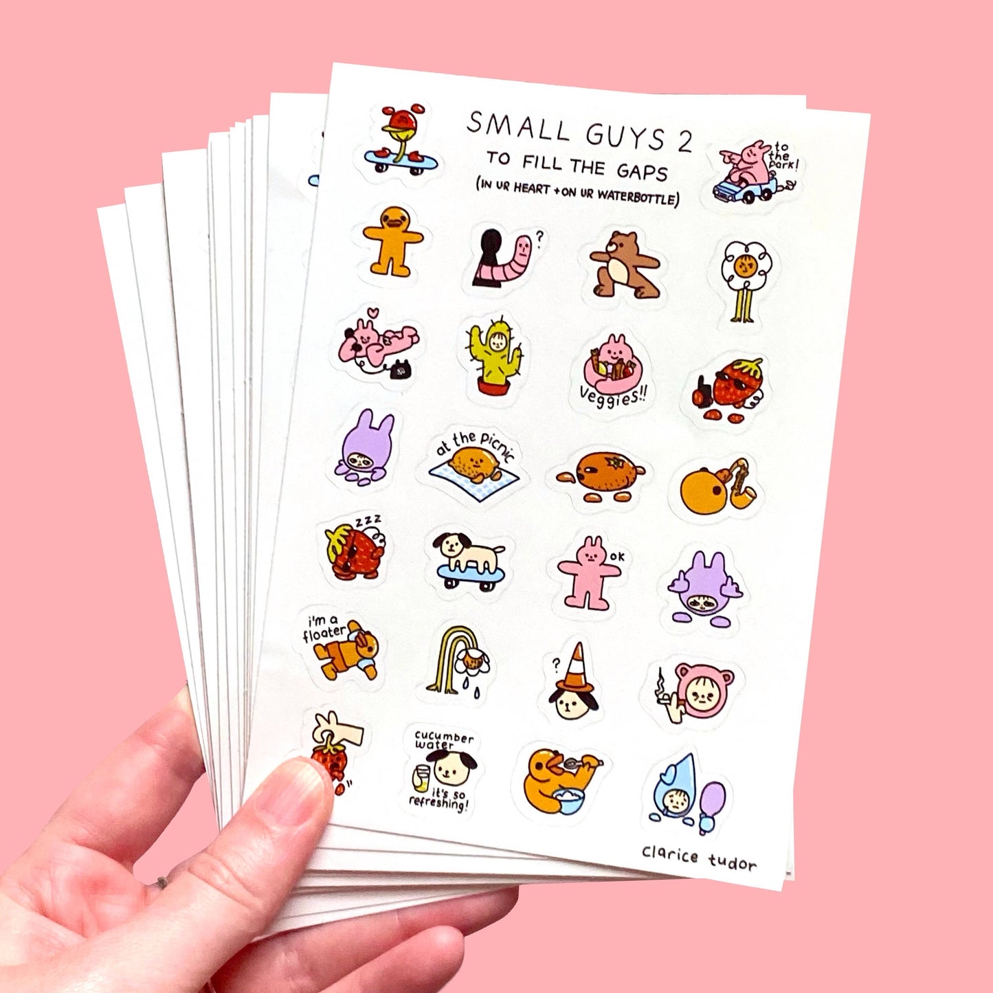 Small Guys 2 Sticker Sheet