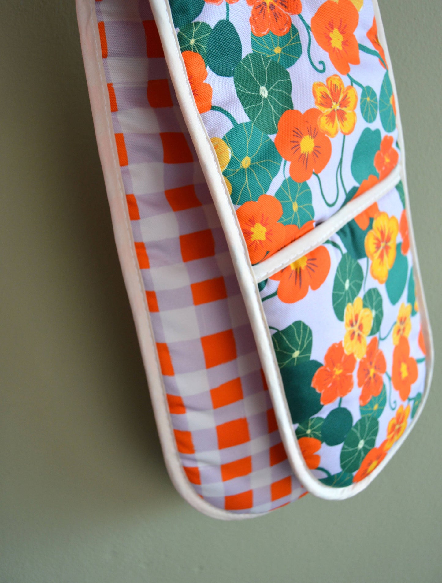 Nasturtiums Organic Cotton Oven Gloves