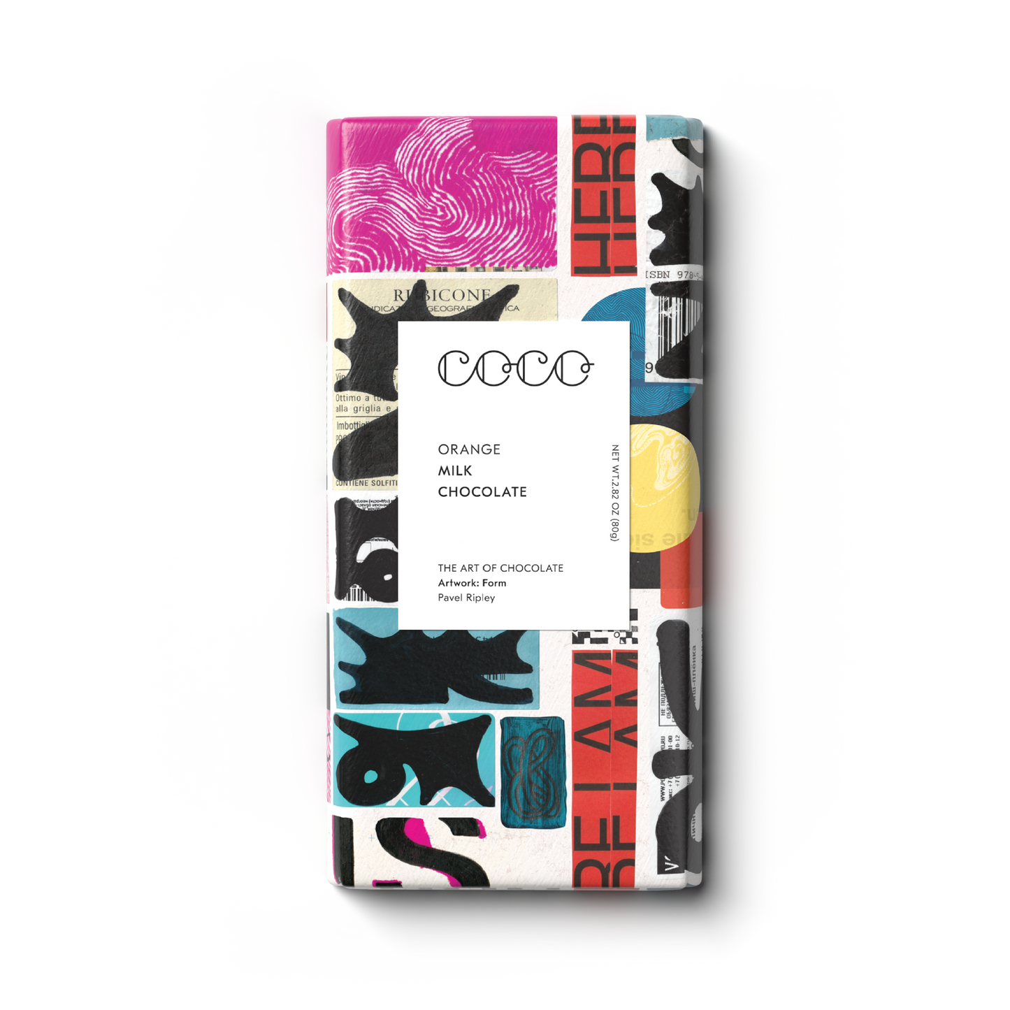 Orange Milk Chocolate Bar 80g