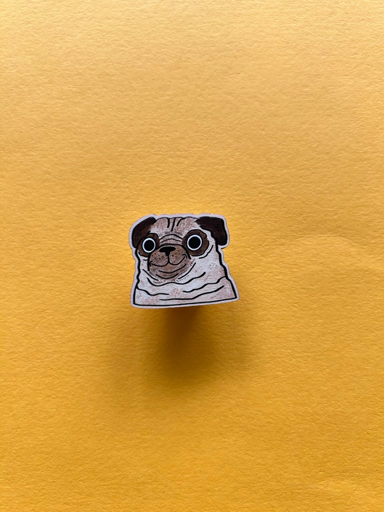 Wooden Dog Pins by Fernandes Makes