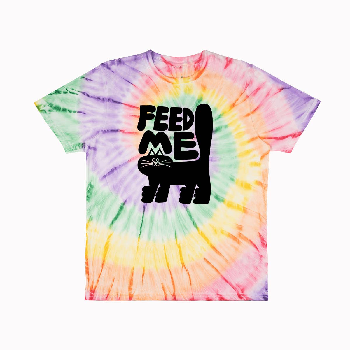 YUK FUN Feed Me Tie-Dye T-shirt