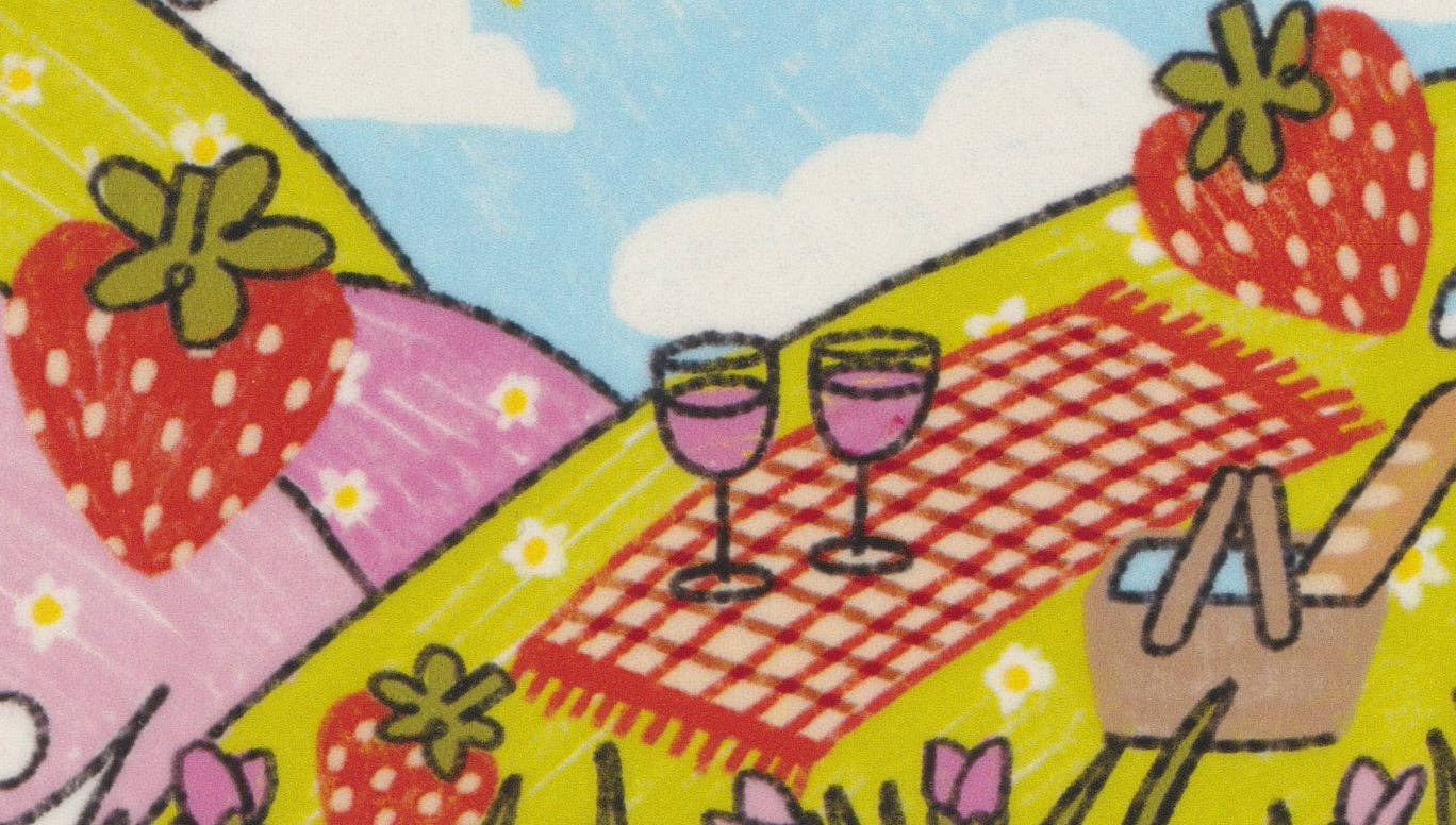 Just One (1) Picnic Sticker