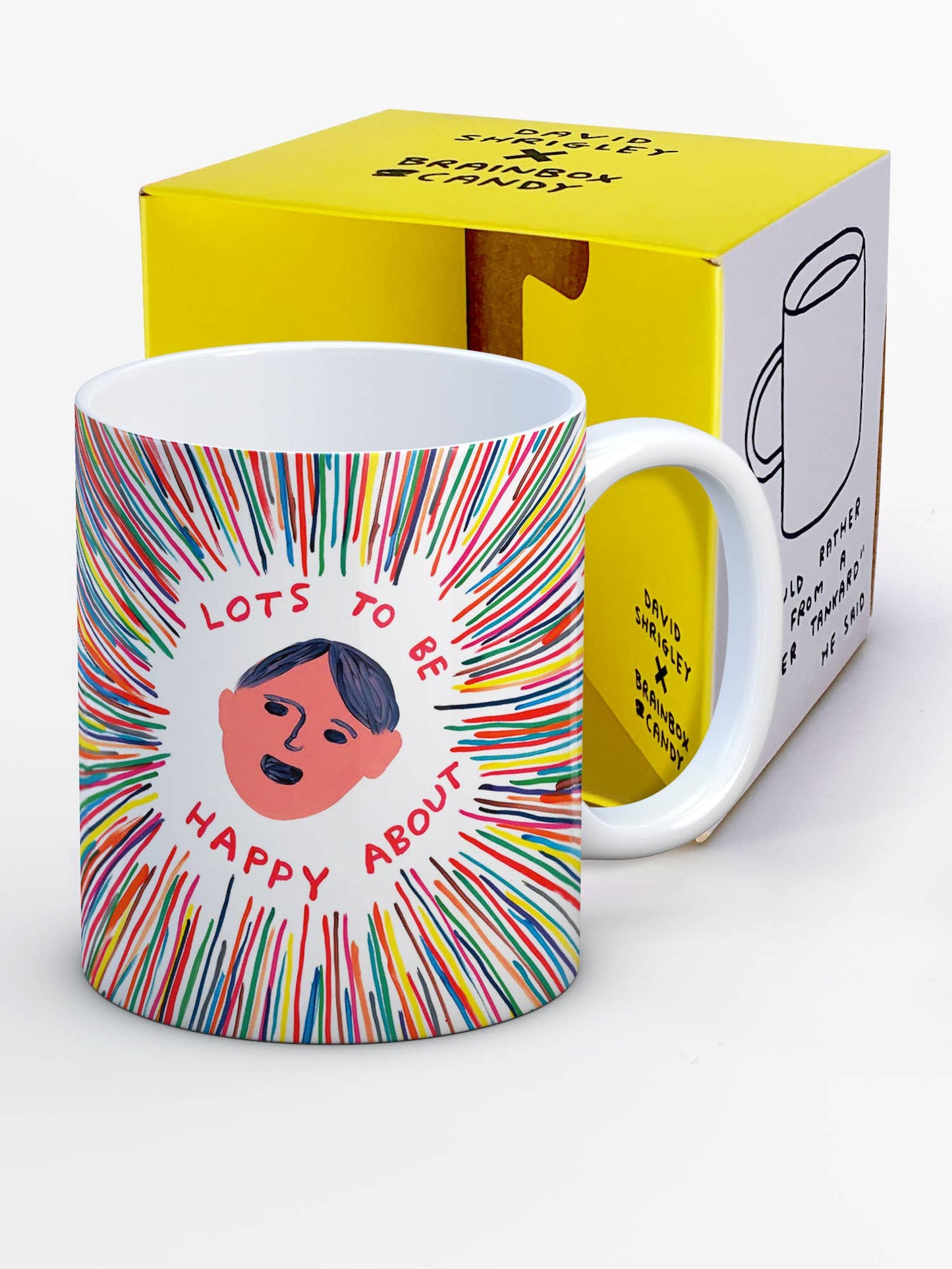 Lot's To Be Happy About - David Shrigley Mug