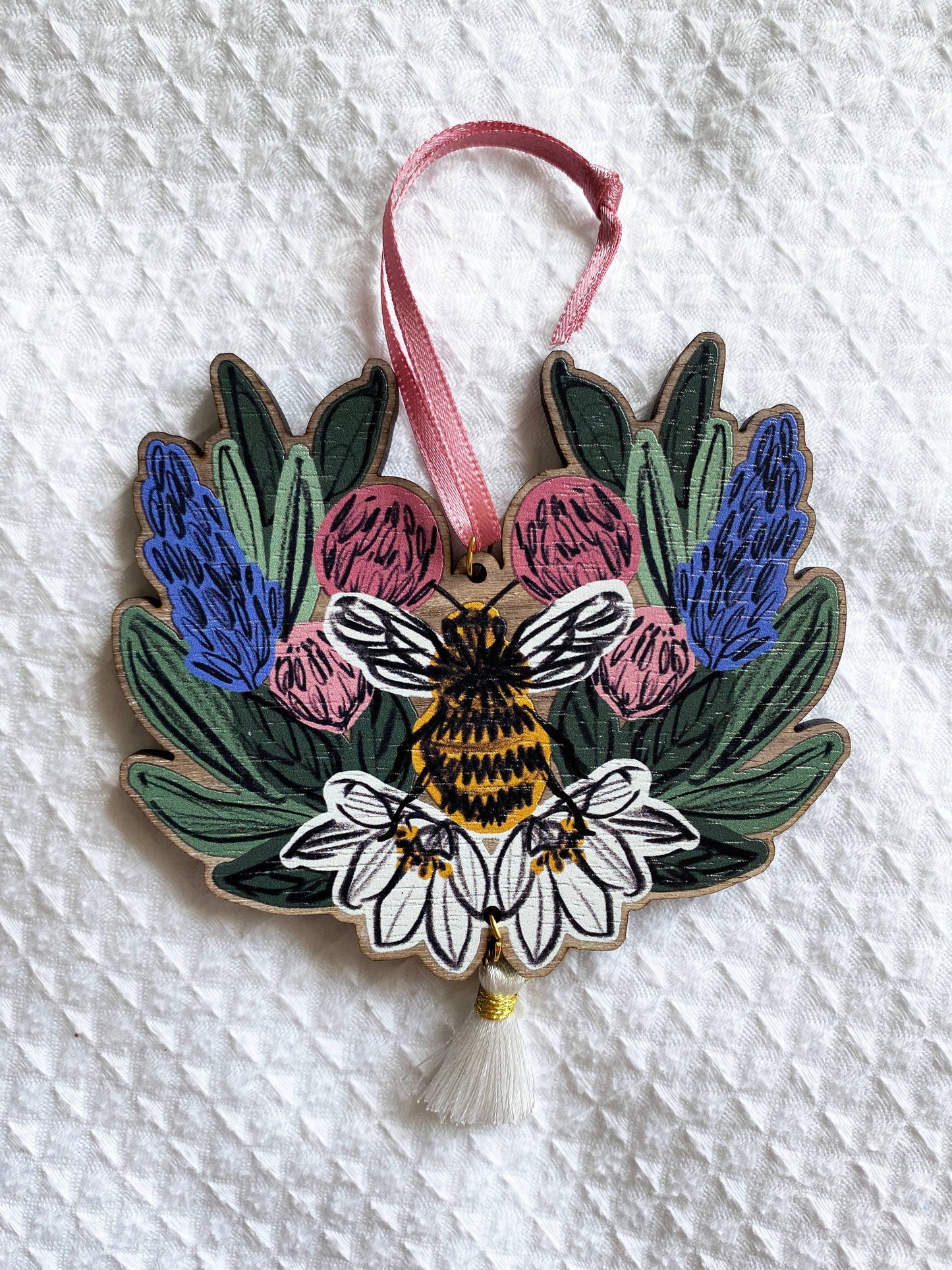 Lavender Bee Decoration / Hanging Decoration Ornament