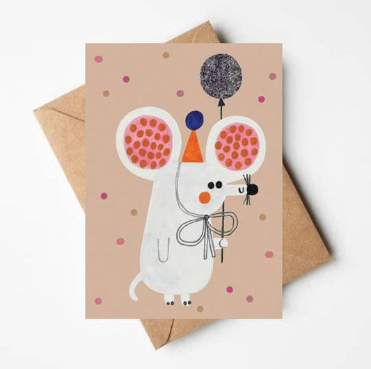 PARTY MOUSE card