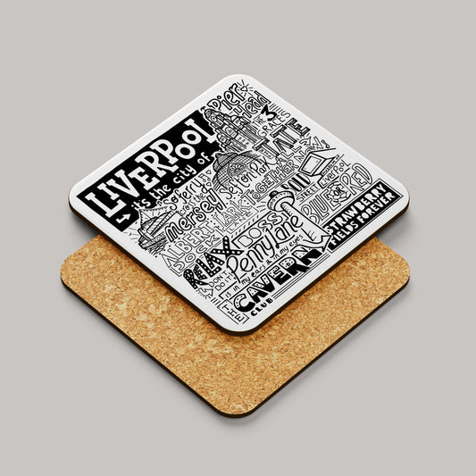Liverpool Landmarks Square Coaster
