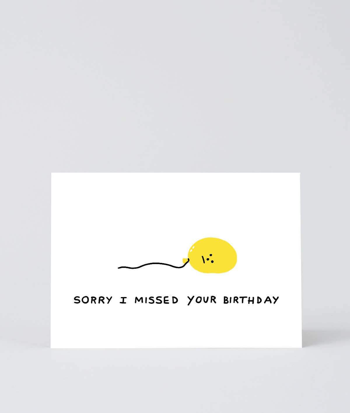 ‘Sorry I Missed’ Greetings Card