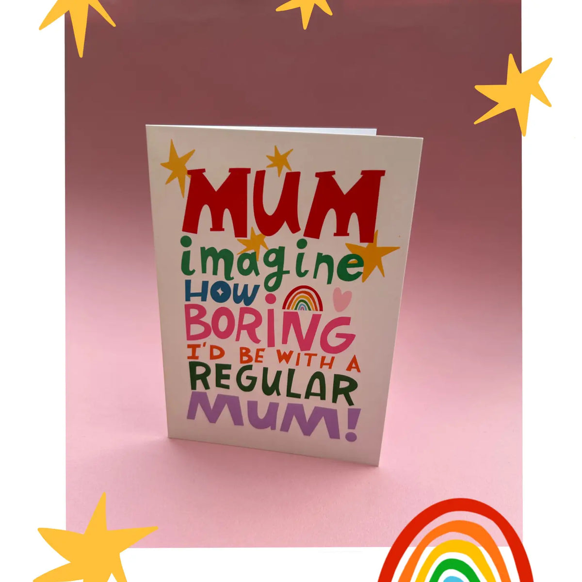 Regular Mum Greeting Card