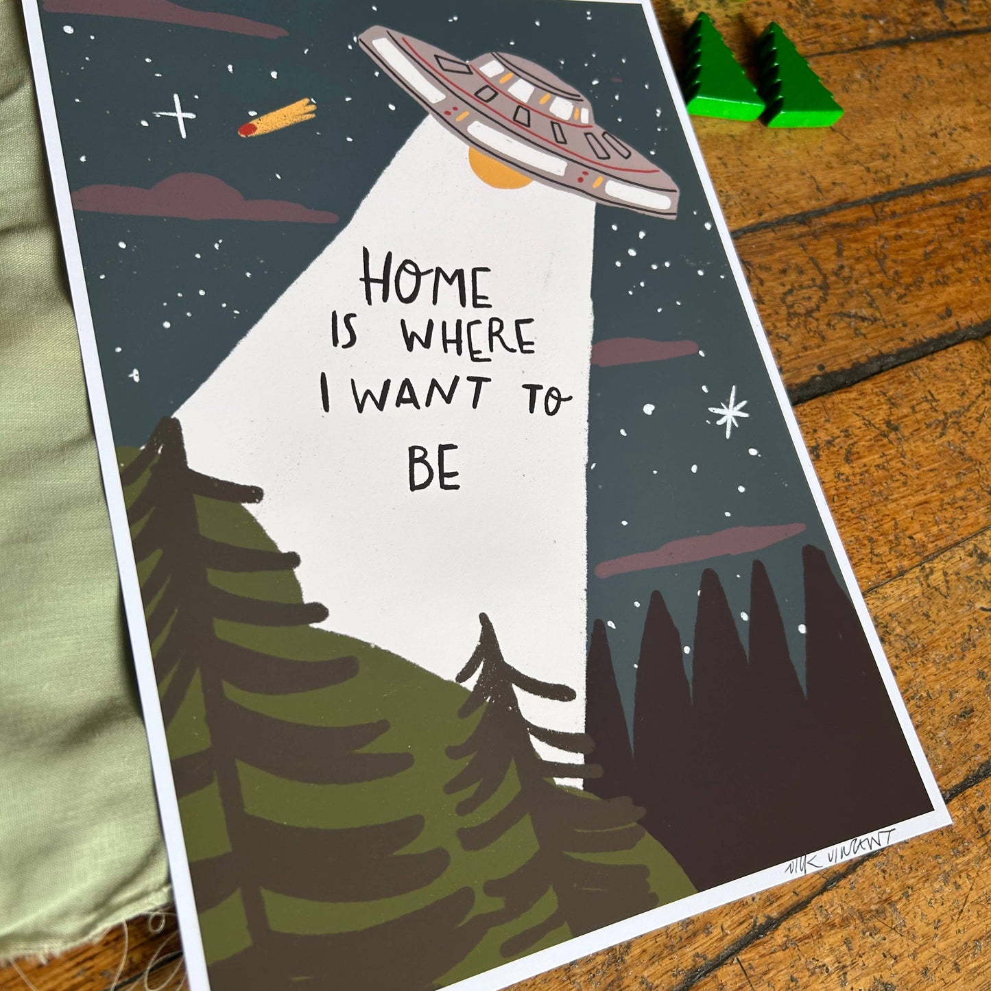 Home is where I want to be print 