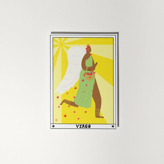 Tarot Virgo Birthday Card | Horoscope | Zodiac Card