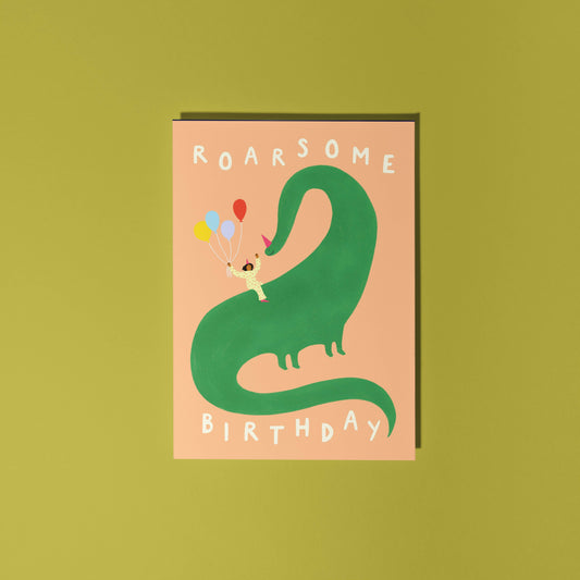 Roarsome Birthday Greeting Card