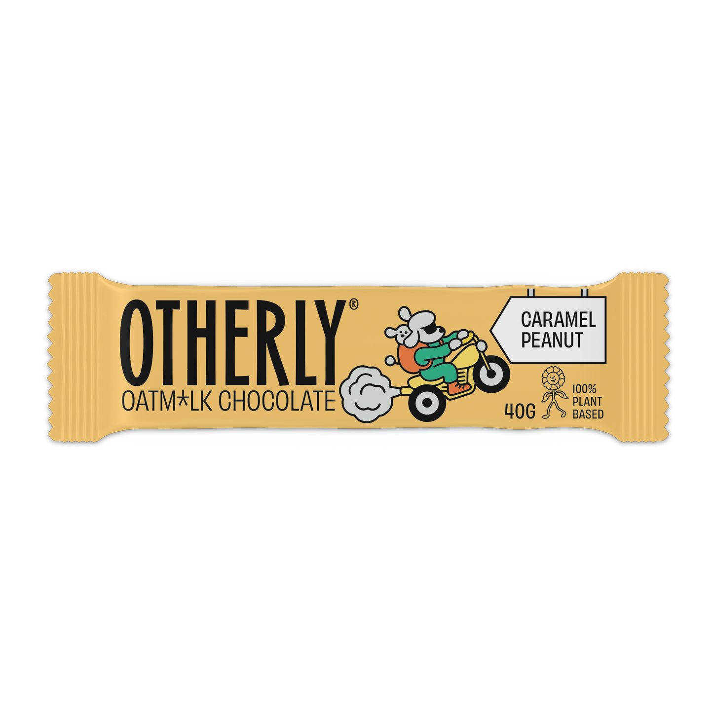 Oatm*lk Chocolate Coated Peanuts & Caramel Bar // Vegan // 40g