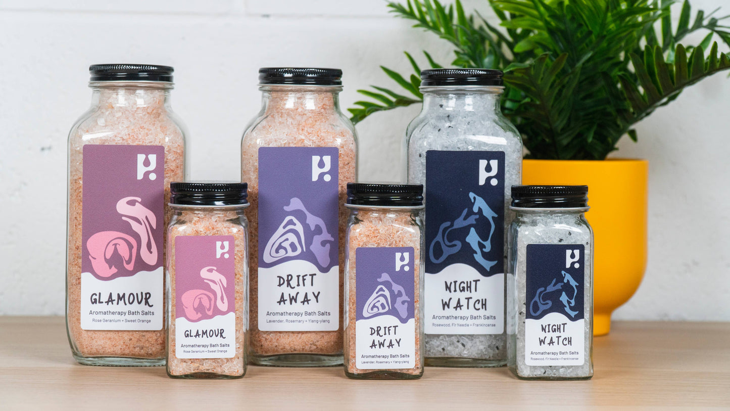 Glamour Bath Salts glass 120g Mini