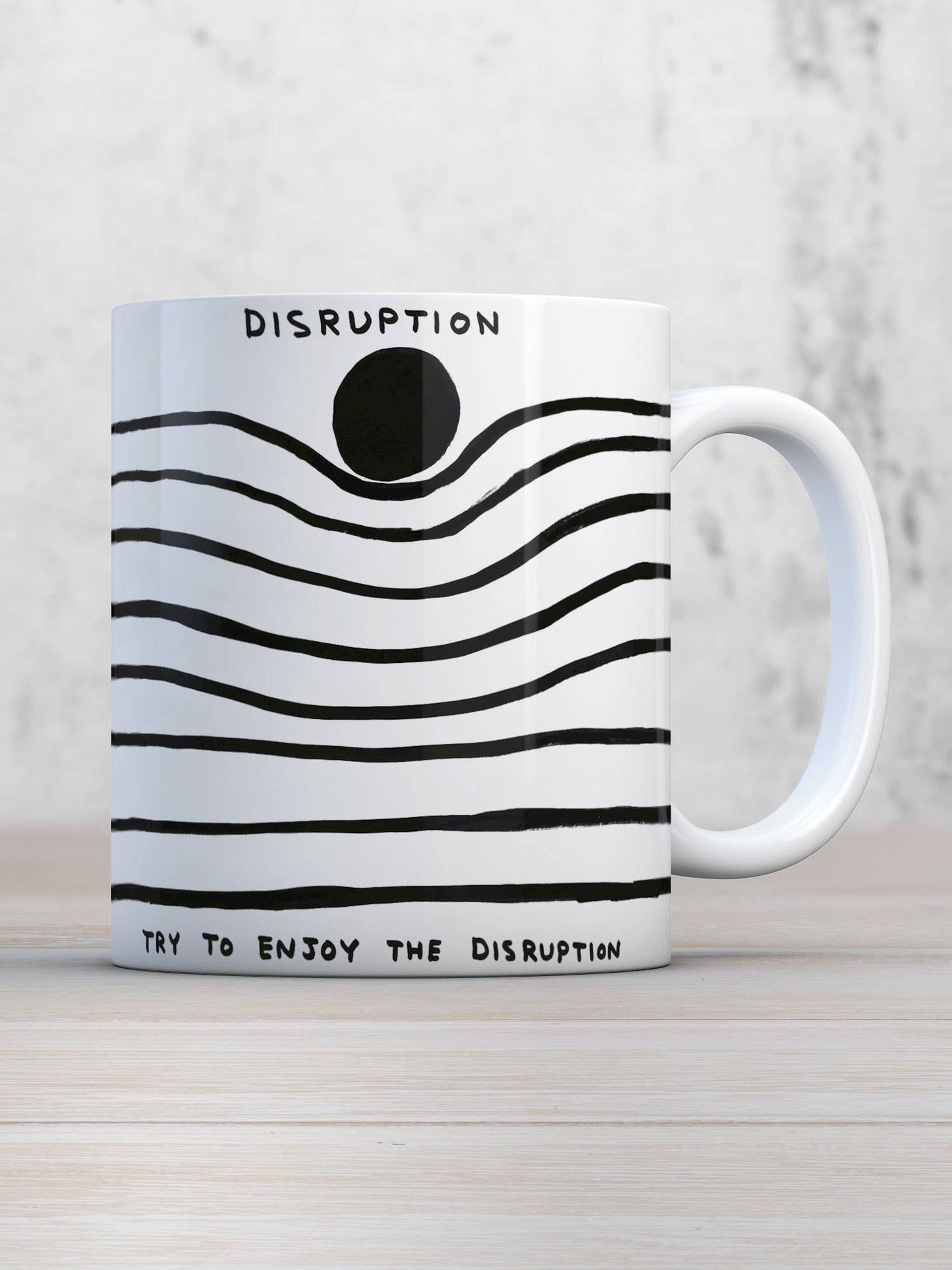 Disruption - David Shrigley Mug