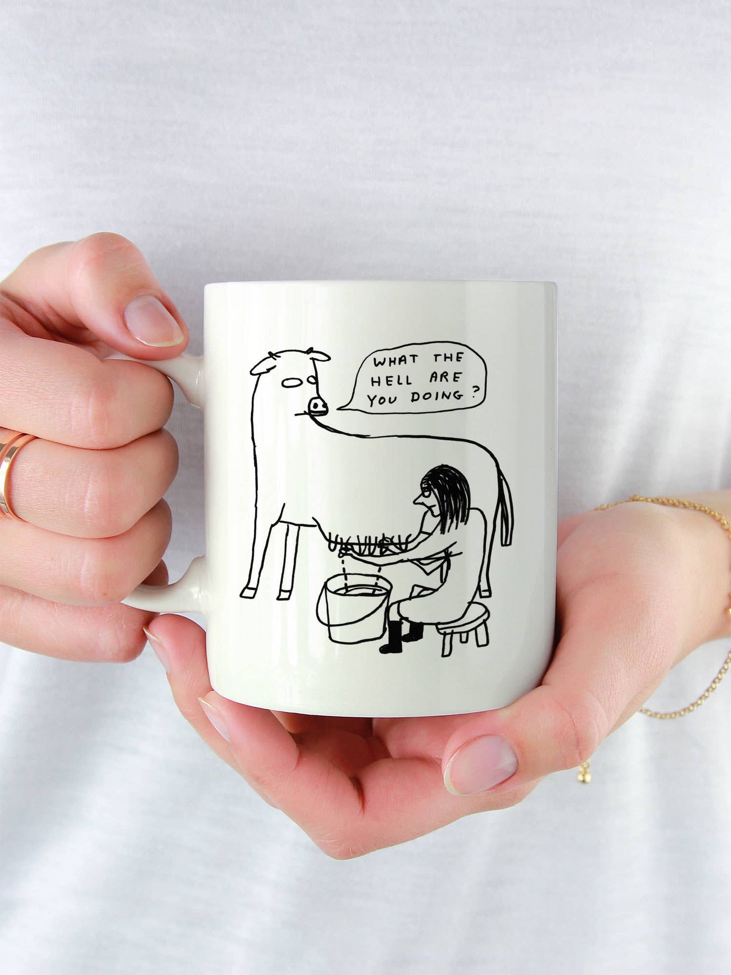 Hell Cow - David Shrigley Mug