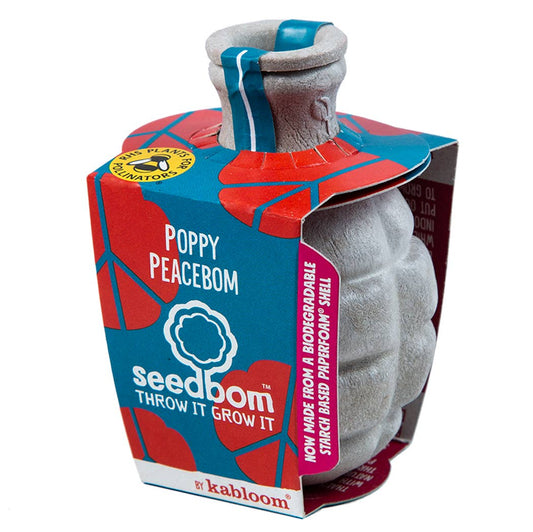 Mixed Wildflower Seed Pack - Poppy Peaceboms & Loveboms