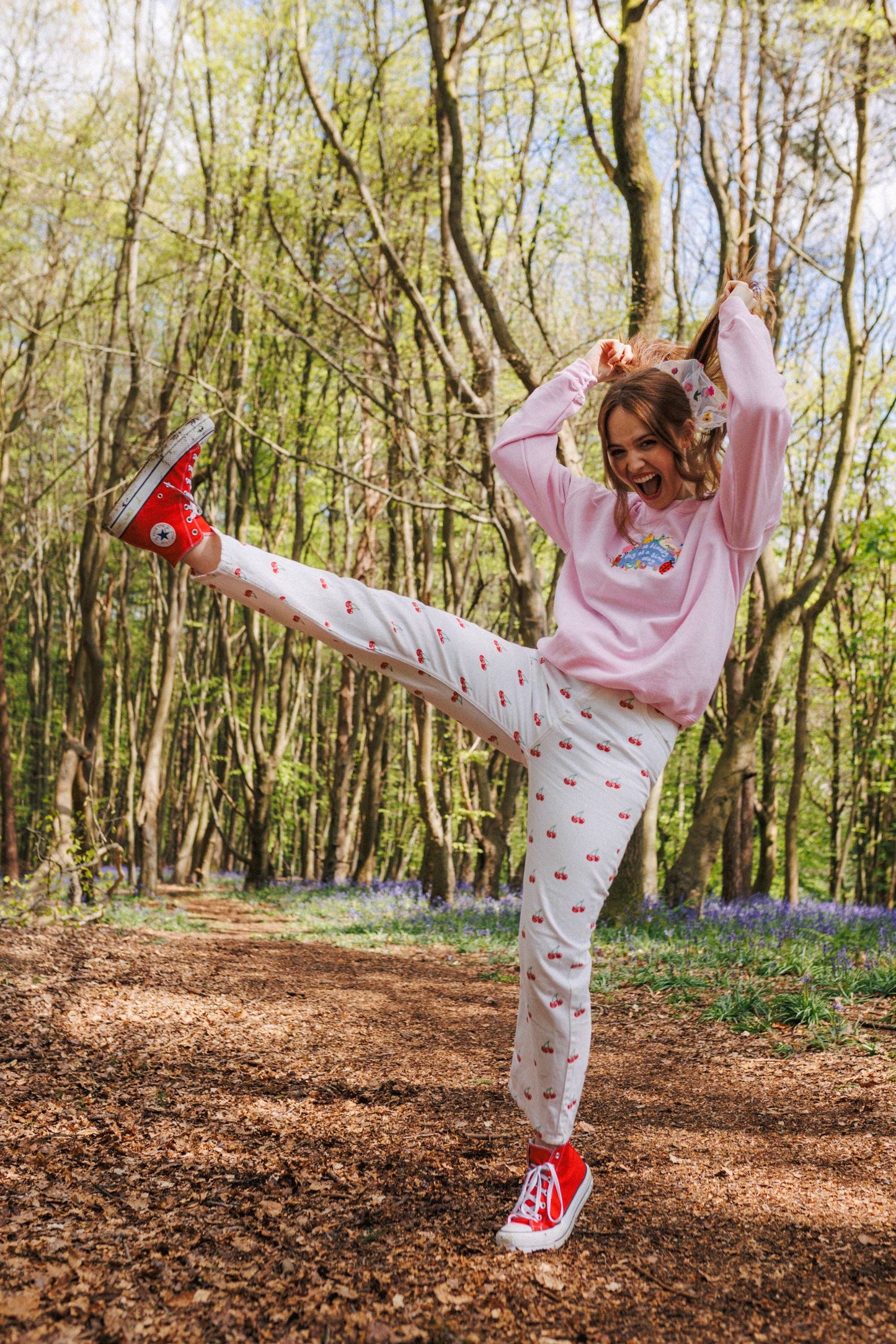 One Bloody Day At A Time Embroidered Sweatshirt