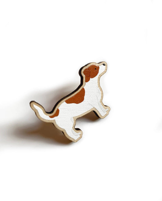 Jack Russell Wooden Dog Pin - Responsibly Sourced