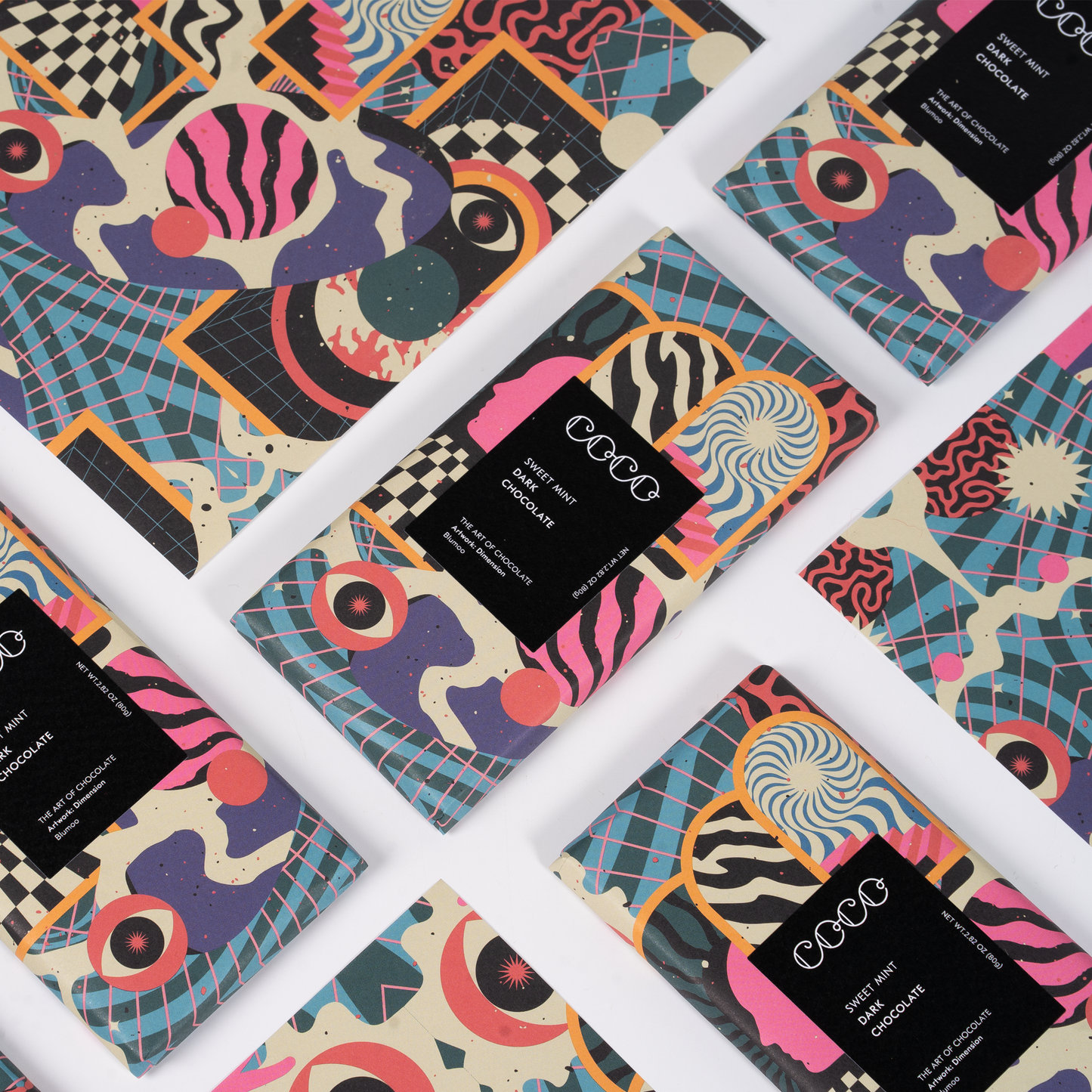 Sweet Mint Dark Chocolate Bar 80g